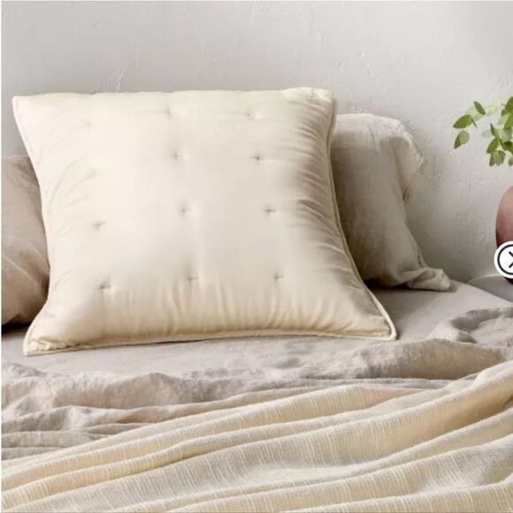 Rayon from Bamboo Quilt Pillow Euro Sham - Casaluna - Picture 1 of 2